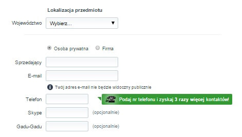 Dane kontaktowe i lokalizacja