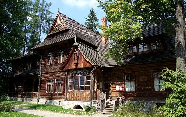 Zabytkowa chata w Zakopanem
