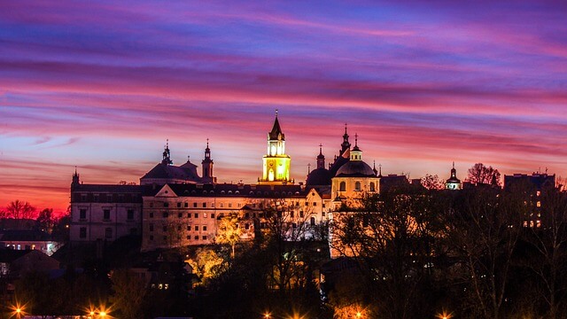 Lublin nocą