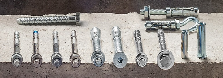 Stalowe kotwy mechaniczne, których potrzebujesz