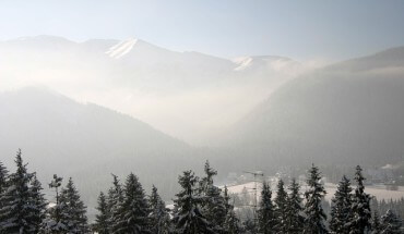 Zakopane - widok na Tatry