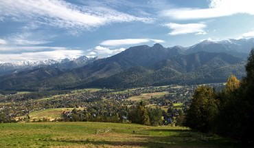 Zakopane widok na Tatry