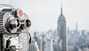 Empire State Building w tle